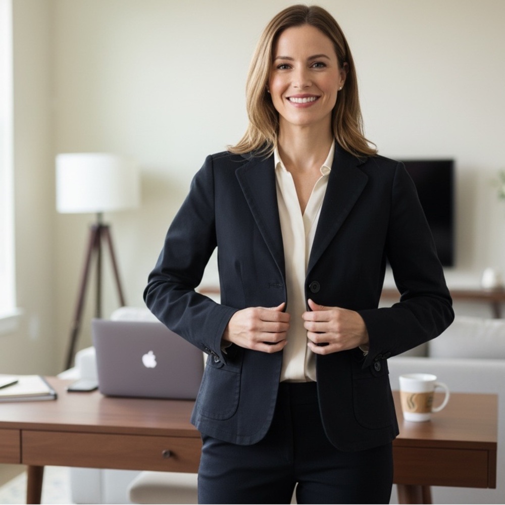 ✨ Banana Republic Black Tailored Blazer – Women’s  size 4
